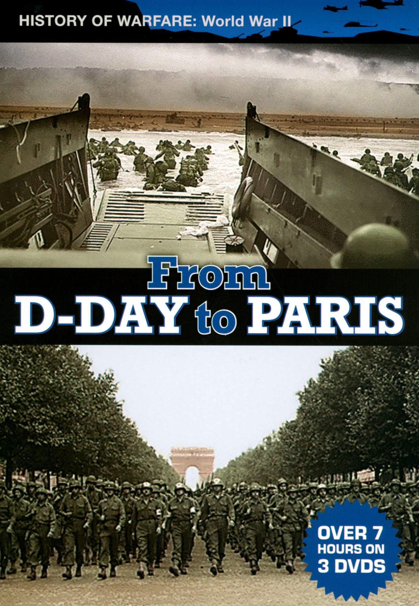 FROM D-DAY TO PARIS (B&W TIN)