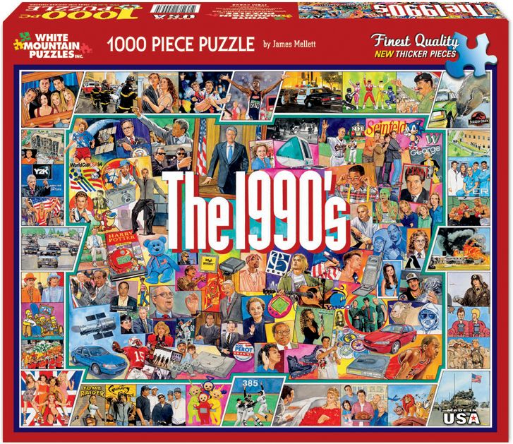 1000 Piece The Nineties Jigsaw Puzzle