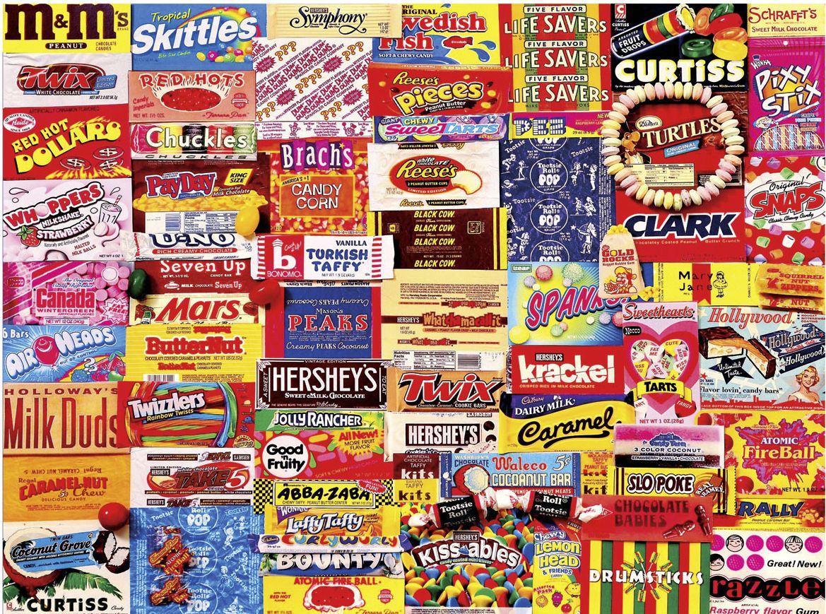 Vintage Candy Wrappers