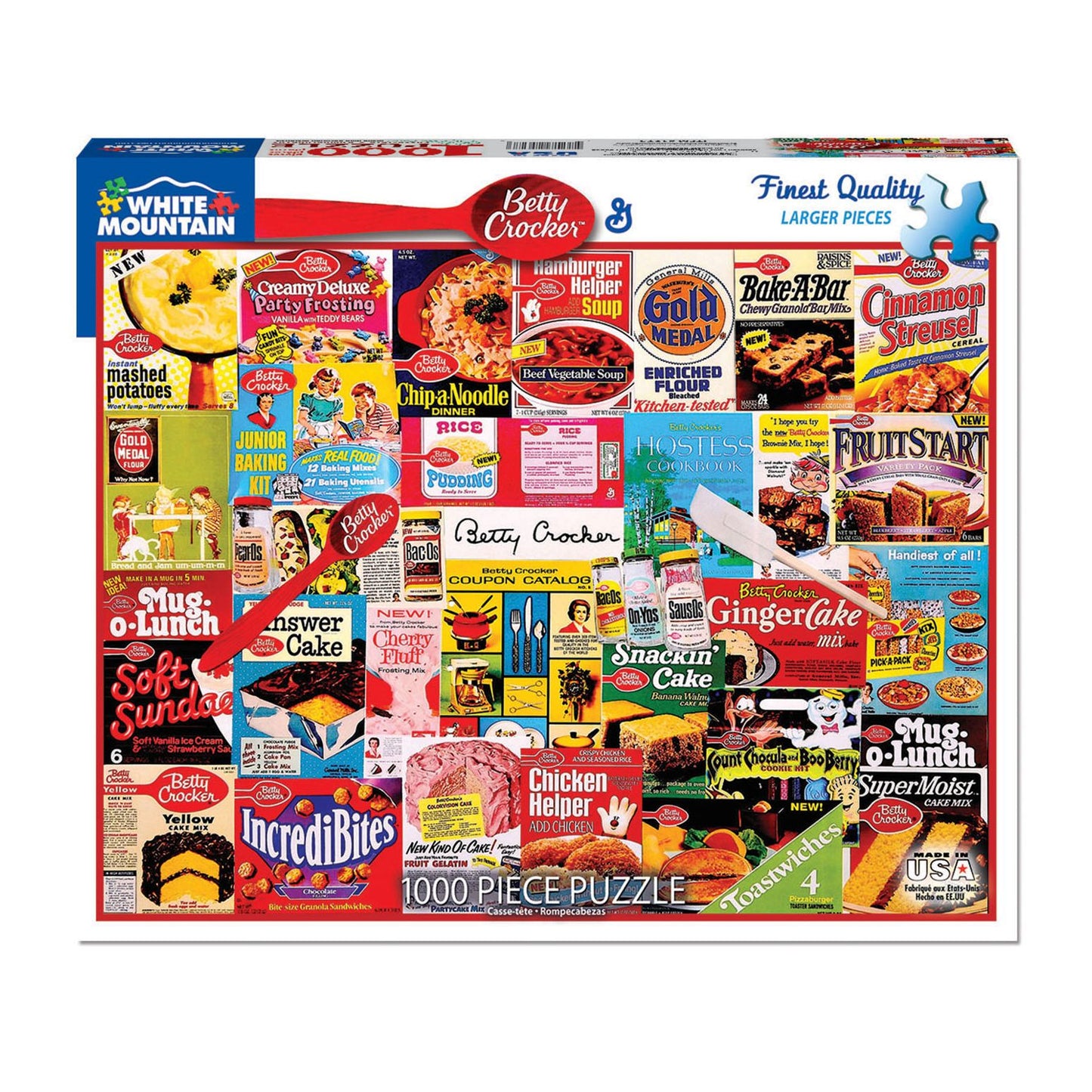 White Mountain Puzzles Betty Crocker - 1000 Piece Jigsaw Puzzle