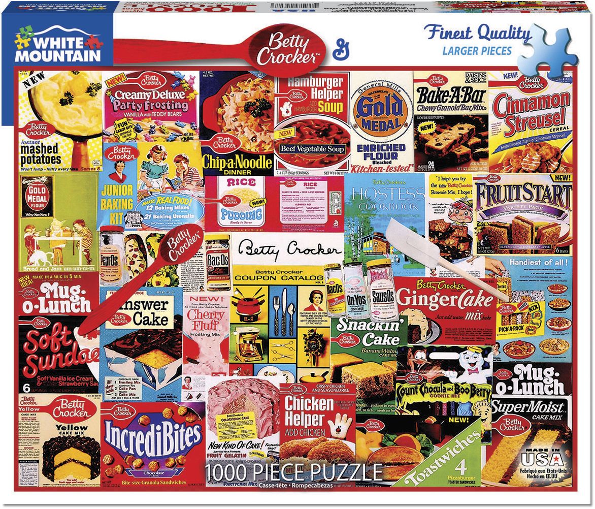 White Mountain Puzzles Betty Crocker - 1000 Piece Jigsaw Puzzle