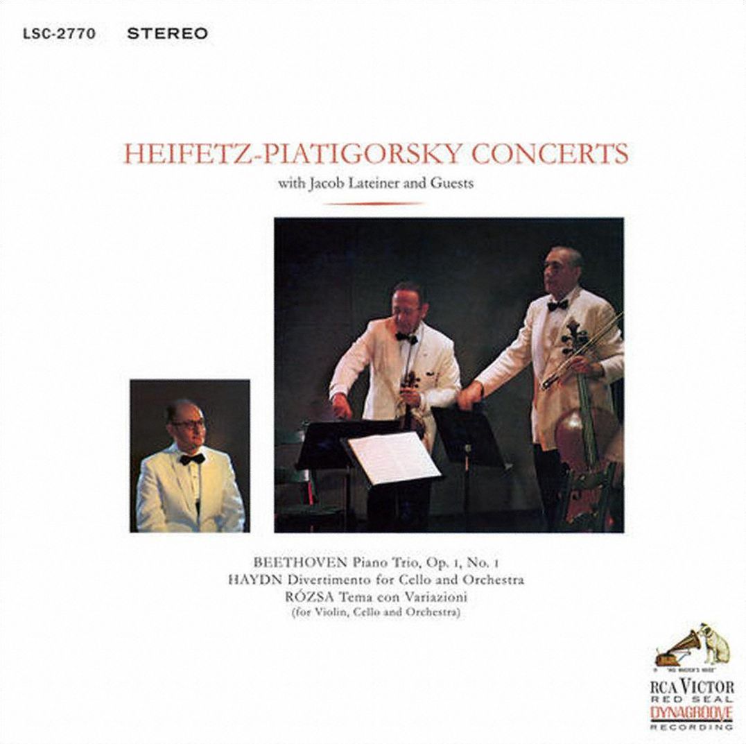 Heifetz-piatigorsky Concerts: Beethoven, Haydn, Rosza