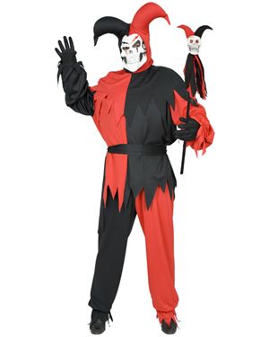 Charades Promo CH00305-M Wicked Jester Child Costume Size Medium