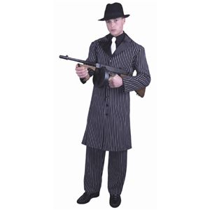 Charades Costumes 20065 Gangster Suit Long Jacket Adult Costume Size Teen