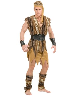 Charades Costumes CH02185-M Adult Caveman Hunk Costume Size Medium