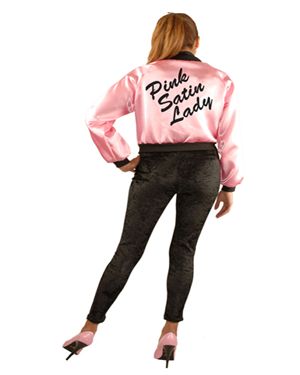 Charades Costumes CH01282PL-1X Pink Satin Lady Jacket Adult Plus Costume Size 1X