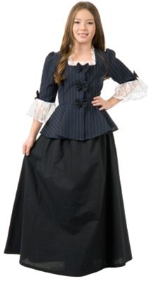 Charades Costumes 181875 Colonial Girl Child Costume