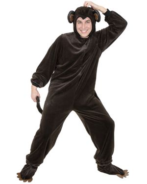 Charades Promo CH02007-XL Monkey Adult Costume Size X-Large