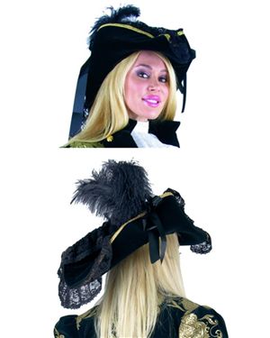 Charades Costumes 60186 Lacey Pirate Hat