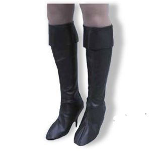 Charades Costumes 127478 Pirate Girl Boot Tops- Black