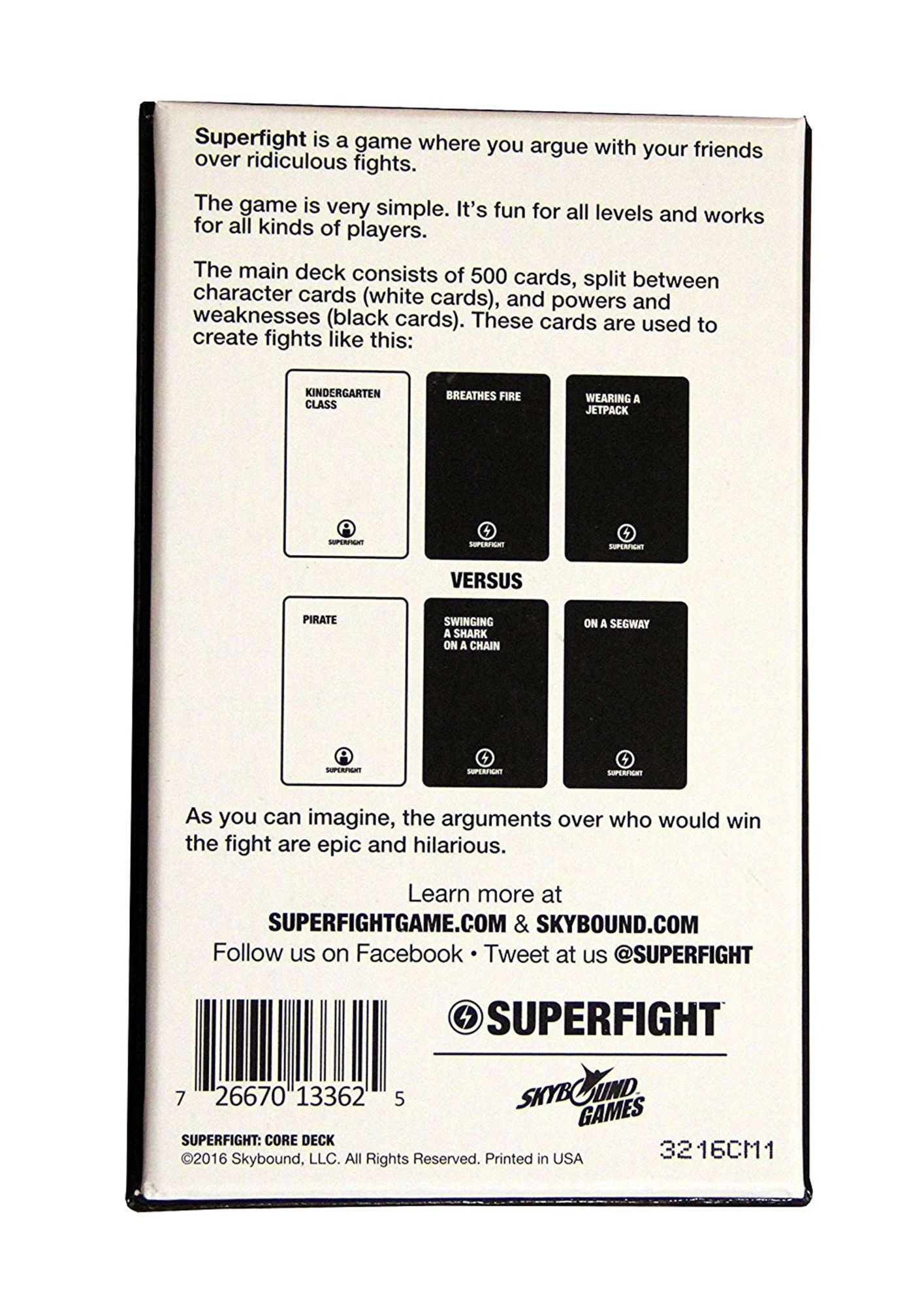 Superfight 500 Card Core Deck