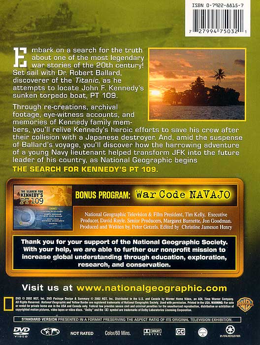 National Geographic: The Search For Kennedy's PT 109