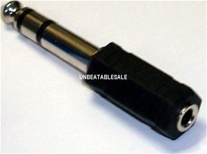 Hosa 3.5Mm Trsf To 1/4 In Trs M Adaptor - GPM103