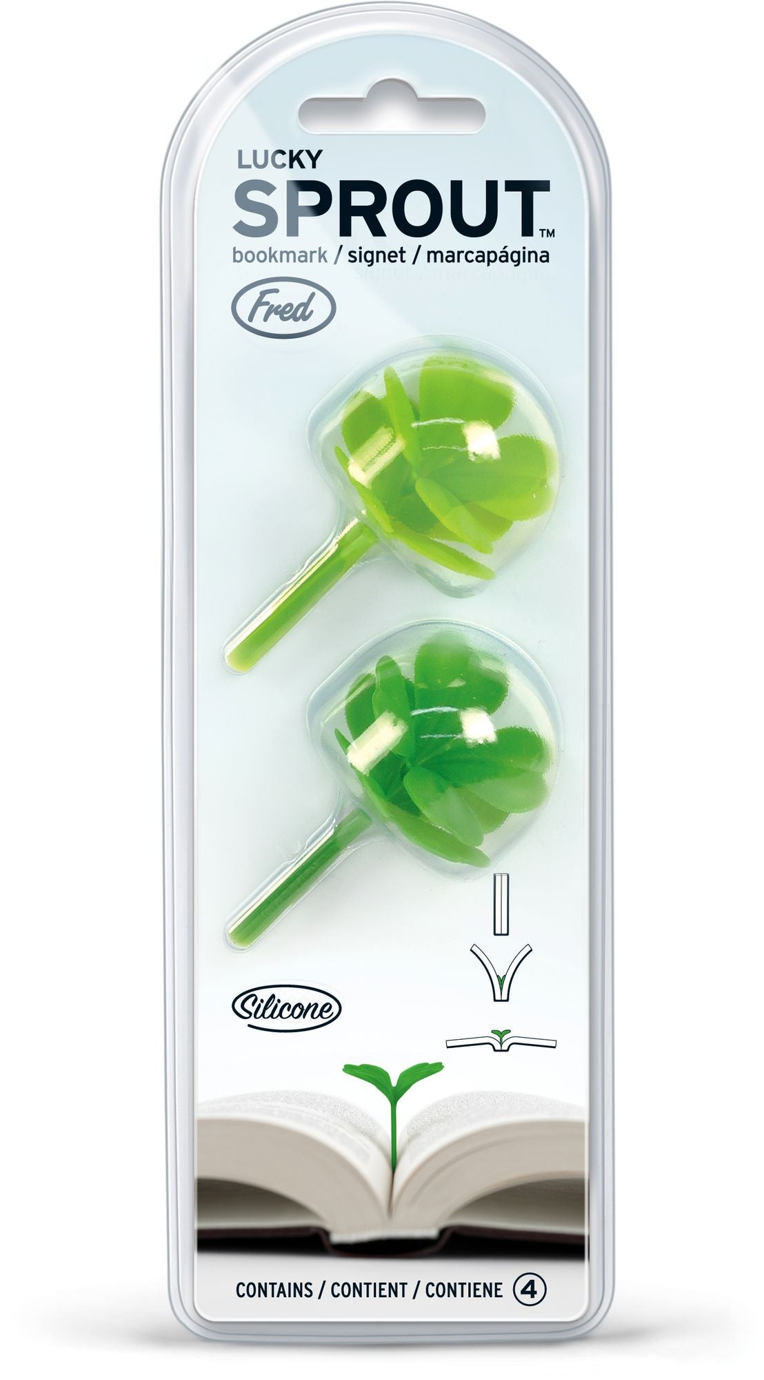 Lucky Sprout Bookmarks - (Set of 4)