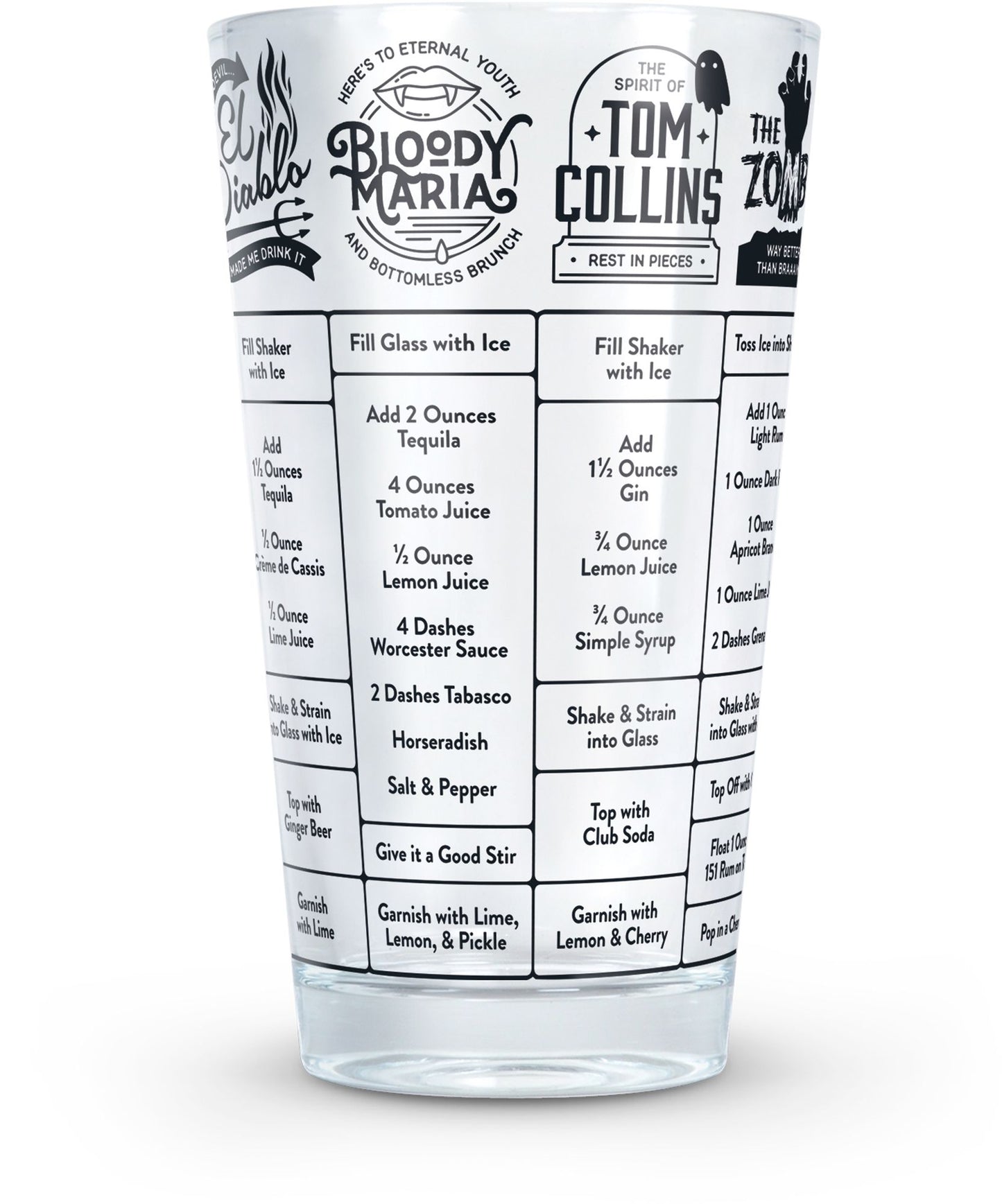 Bar Bones Measuring Glass