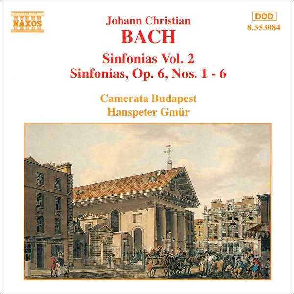 J.C. Bach: Sinfonias, Vol. 2 - Op. 6
