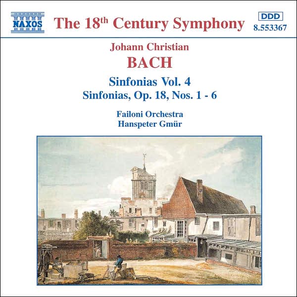 Johann Christian Bach: Sinfonias Vol. 4, Sinfonias, Op. 18, Nos. 106