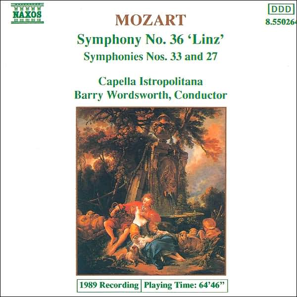 Mozart: Symphonies Nos. 36 ("Linz"), 33 & 27