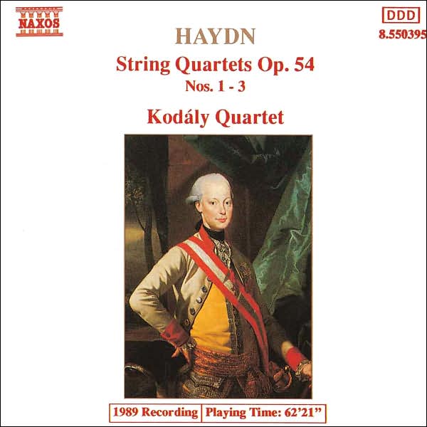 Haydn: String Quartets, Op. 54, Nos. 1-3