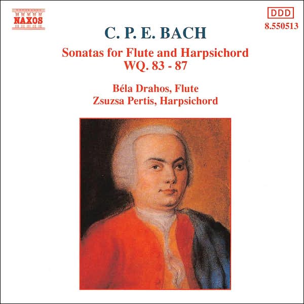 C.P.E. Bach: Sonatas for Flute and Harpsichord, WQ . 83-87