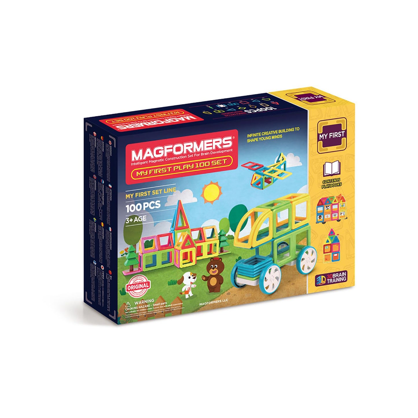 Magformers My First Play Set 100 Piece Magnetic Construction Set