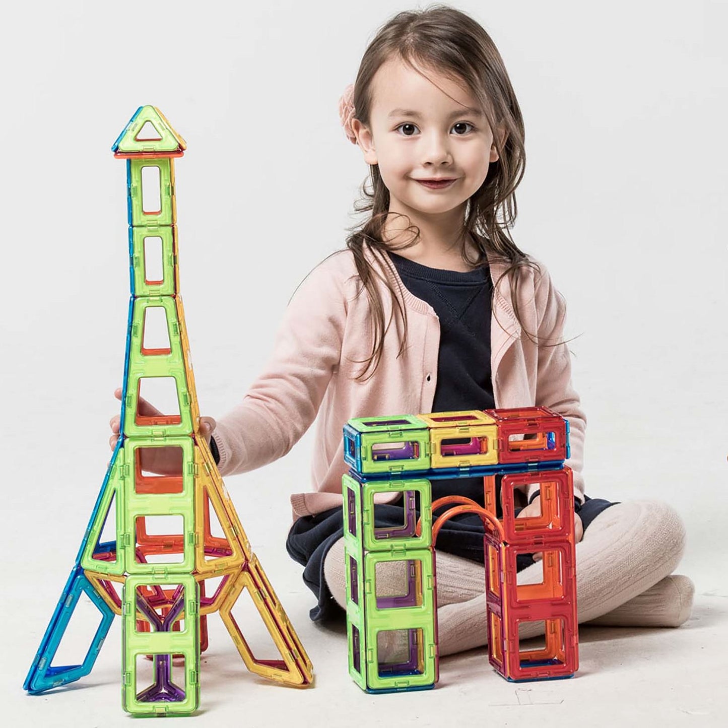 Magformers Landmark 100 Piece Magnetic Construction Set