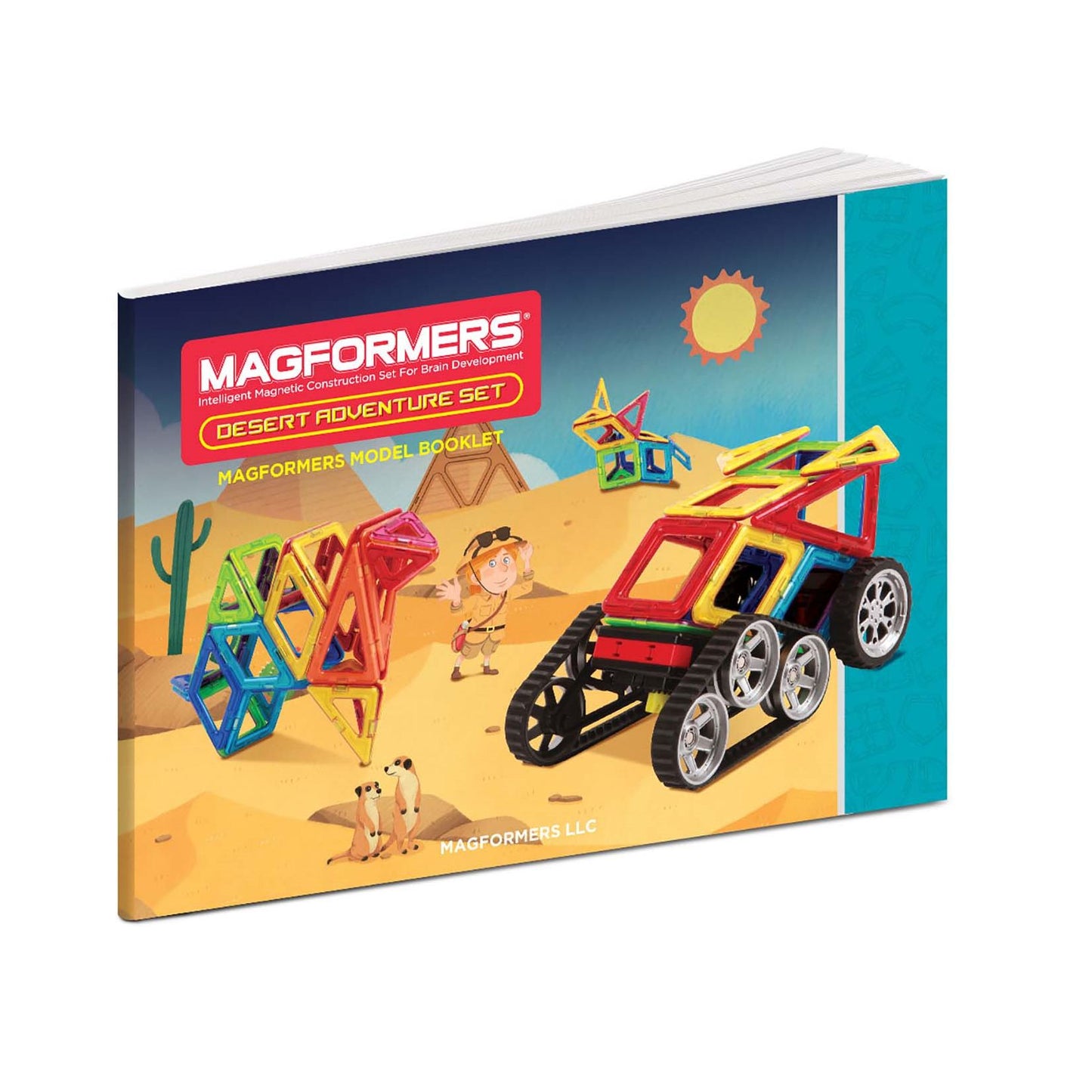 Magformers Adventure Desert 32 Piece Magnetic Construction Set