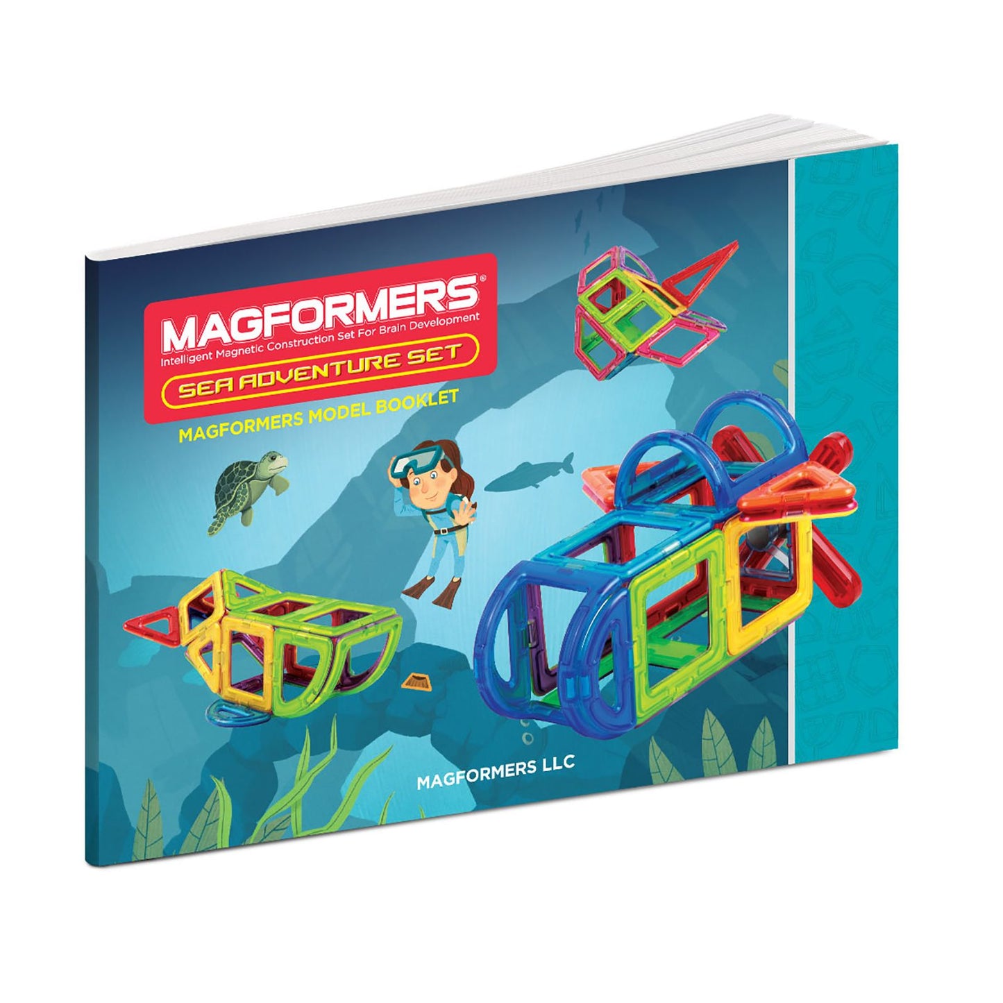 Magformers Adventure Sea 32 Piece Magnetic Construction Set