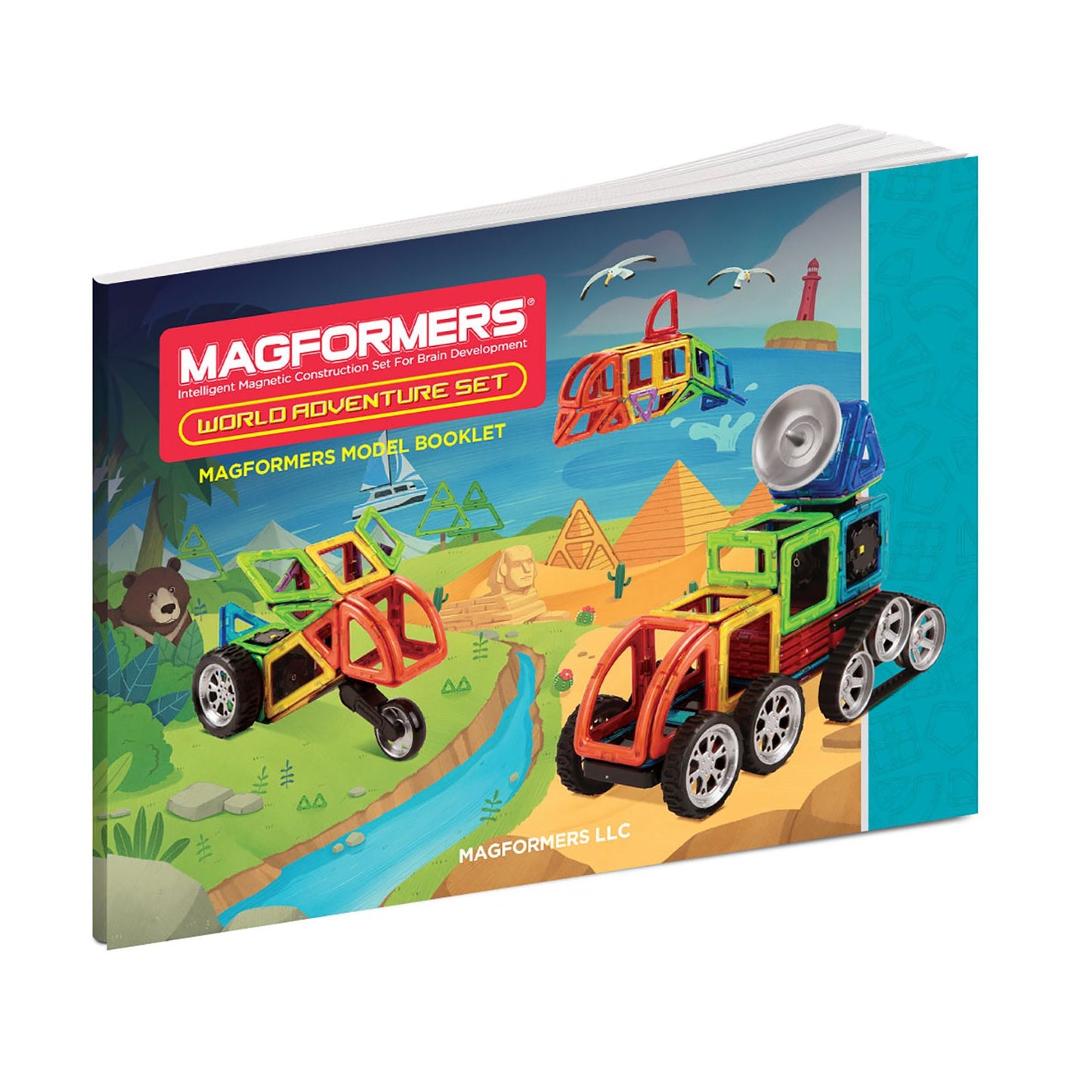 Magformers Adventure World 76 Piece Magnetic Construction Set