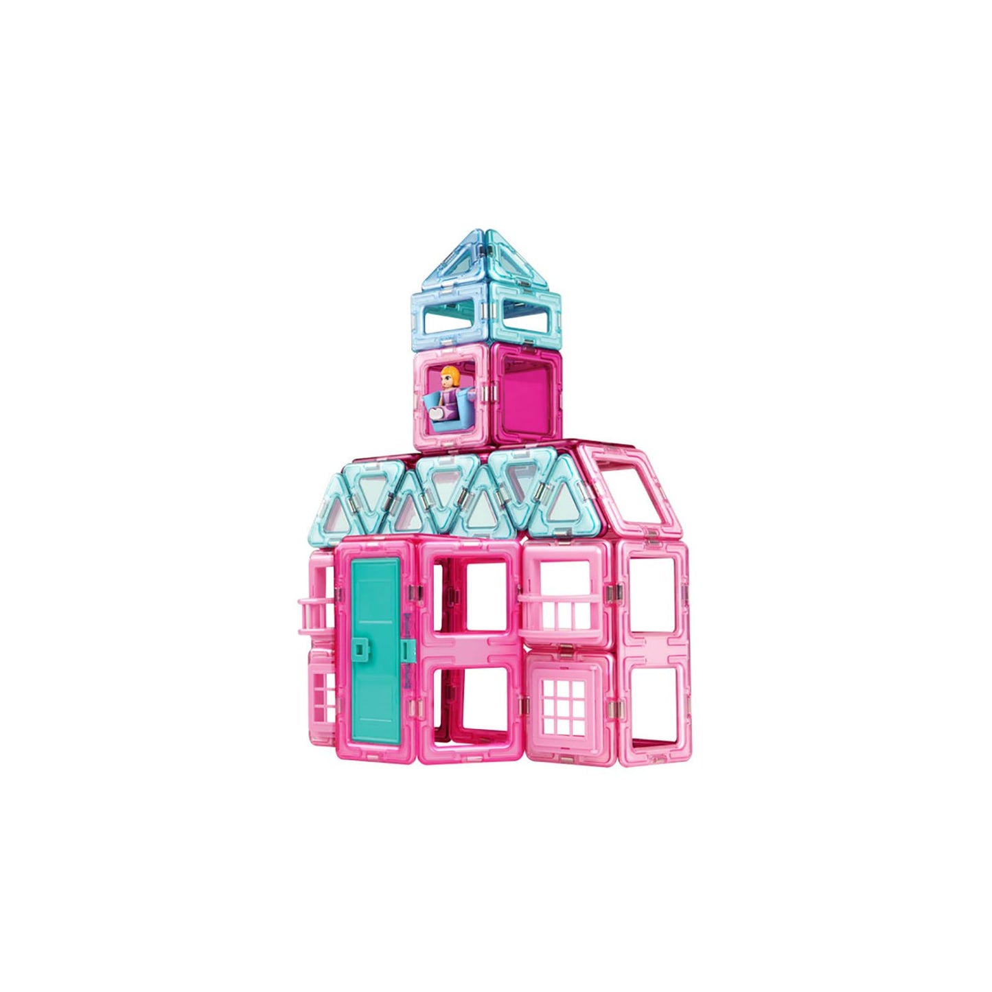 Magformers Princess Castle 78 Piece Magnetic Construction Set