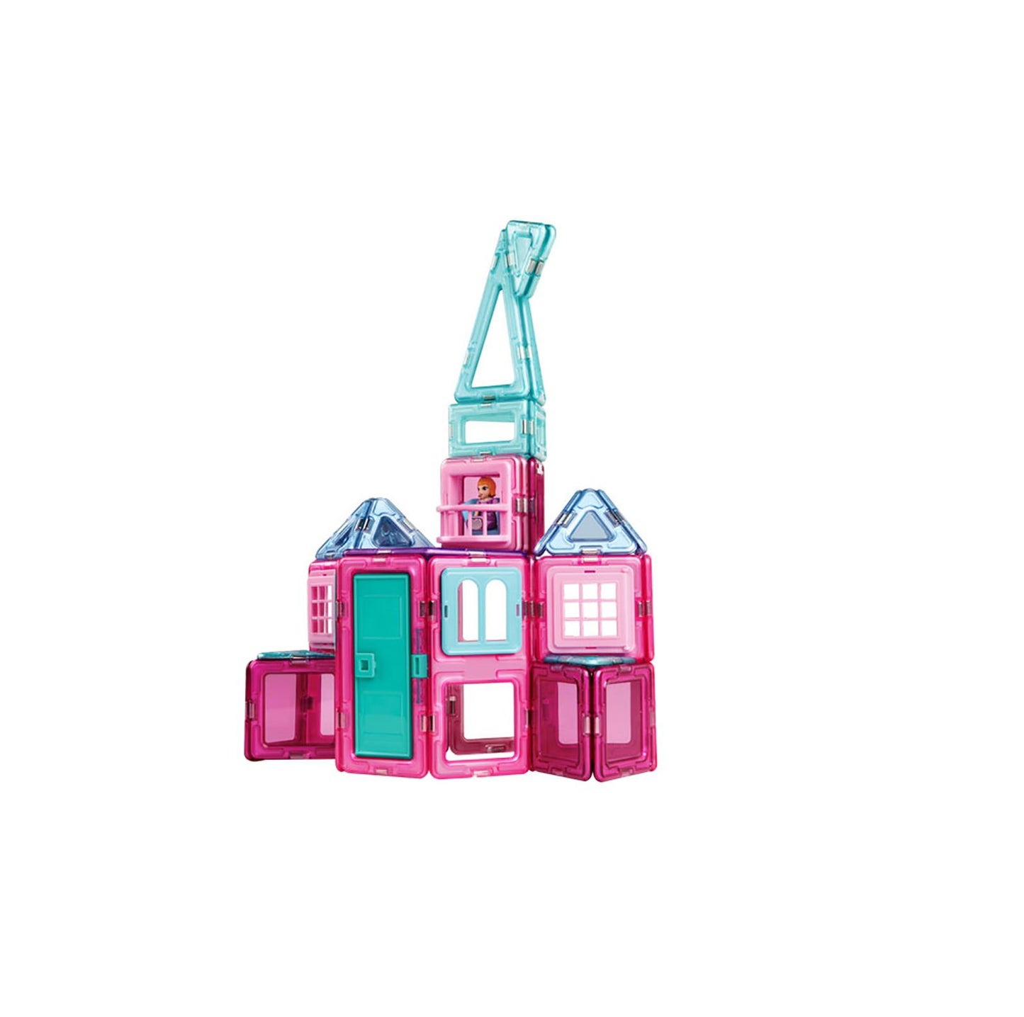 Magformers Princess Castle 78 Piece Magnetic Construction Set