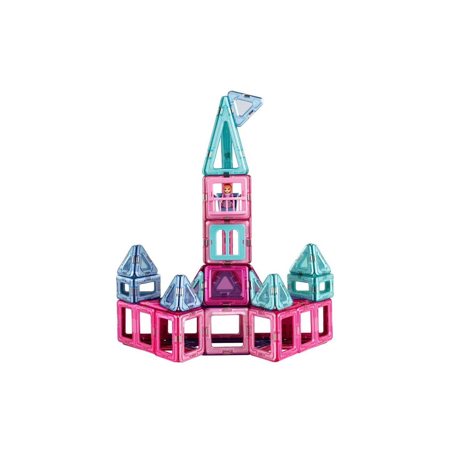 Magformers Princess Castle 78 Piece Magnetic Construction Set