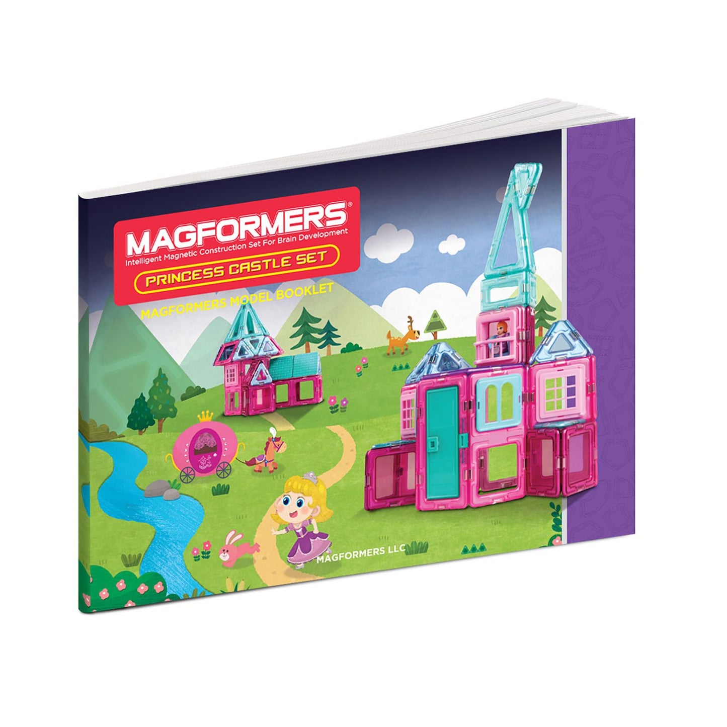 Magformers Princess Castle 78 Piece Magnetic Construction Set