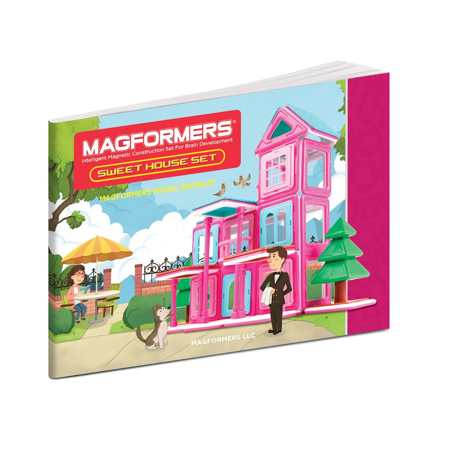 Magformers Sweet House 64 Piece Magnetic Construction Set