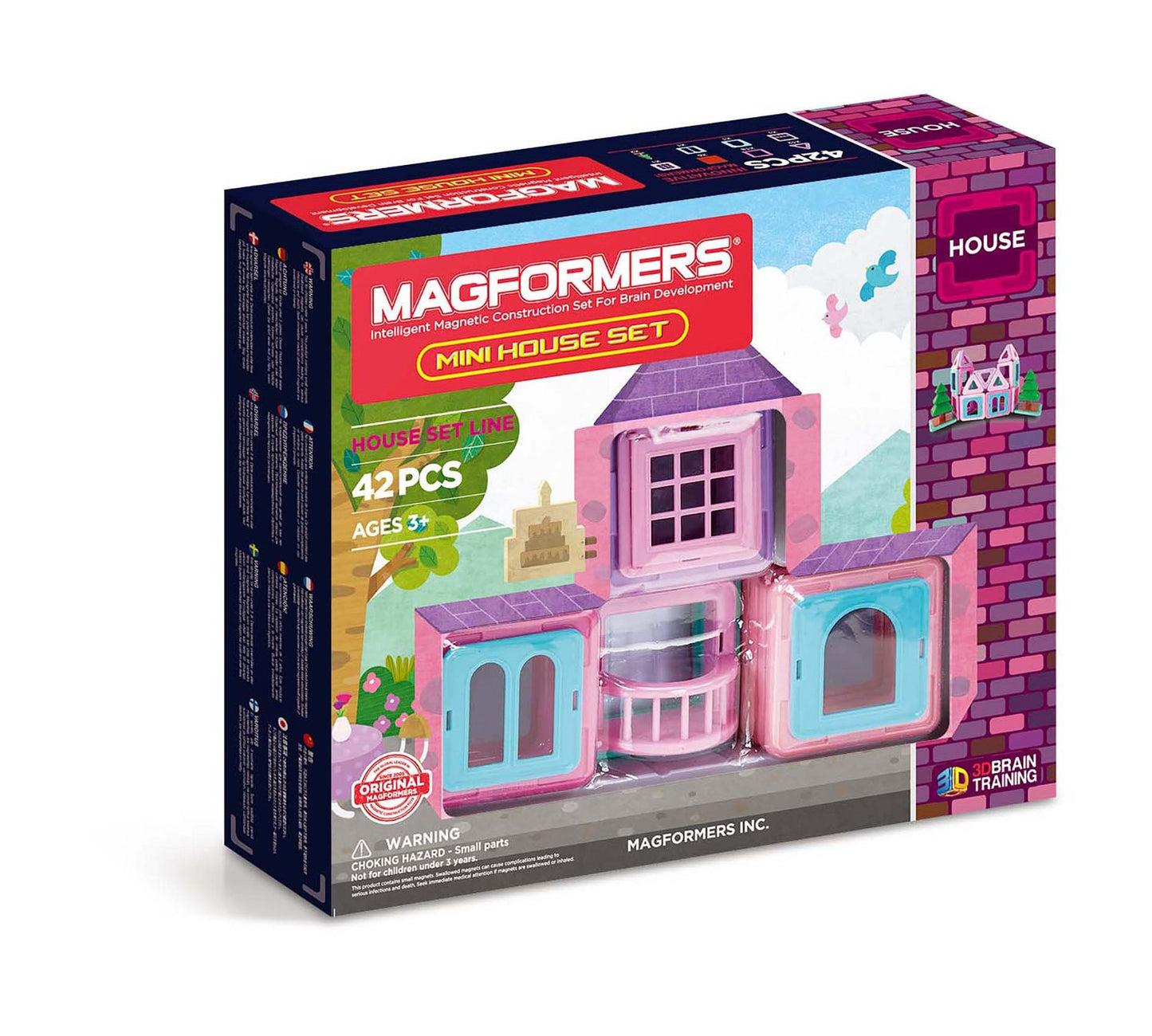 Magformers Mini House 42 Piece Magnetic Construction Set
