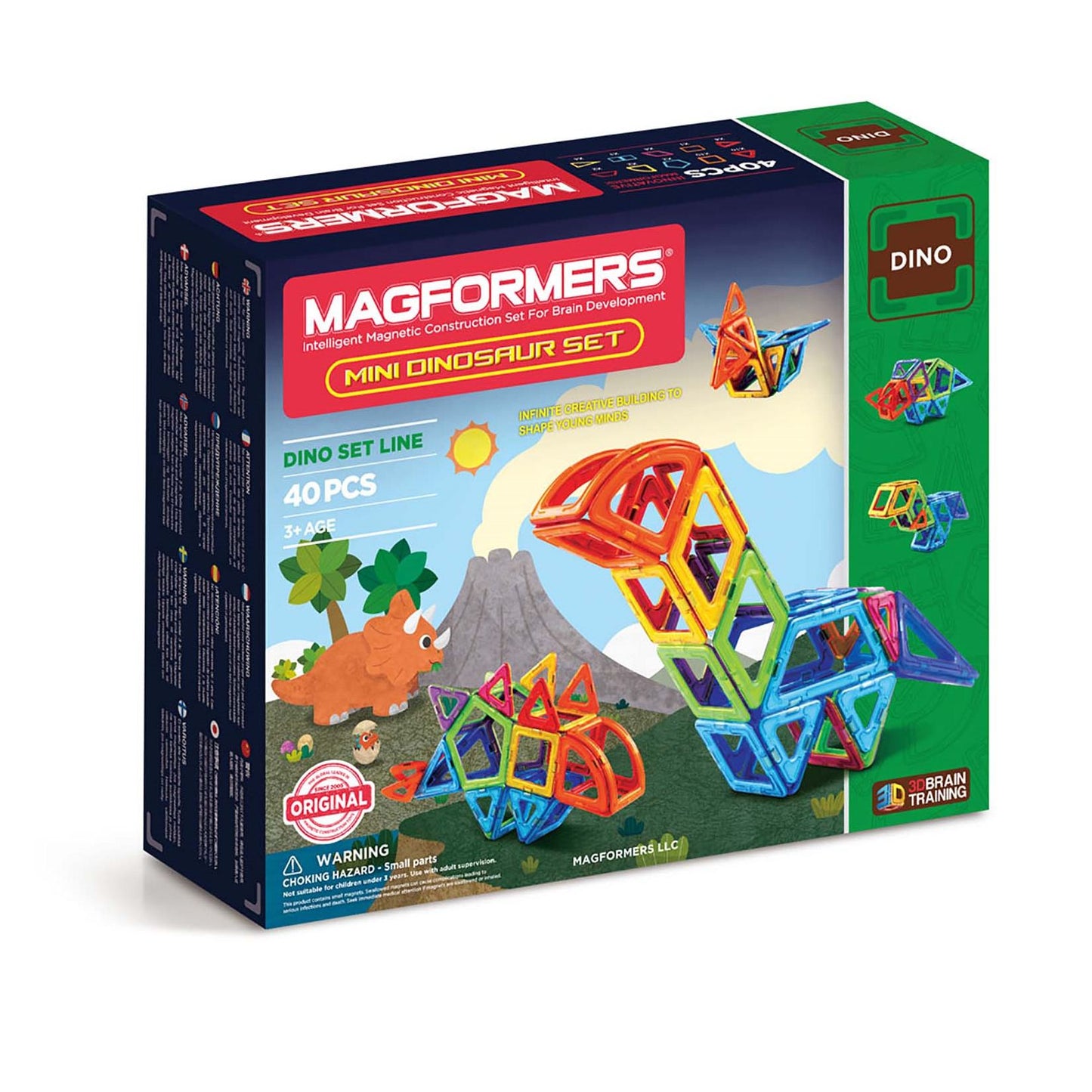 Magformers Mini Dino Set 40 Piece Set
