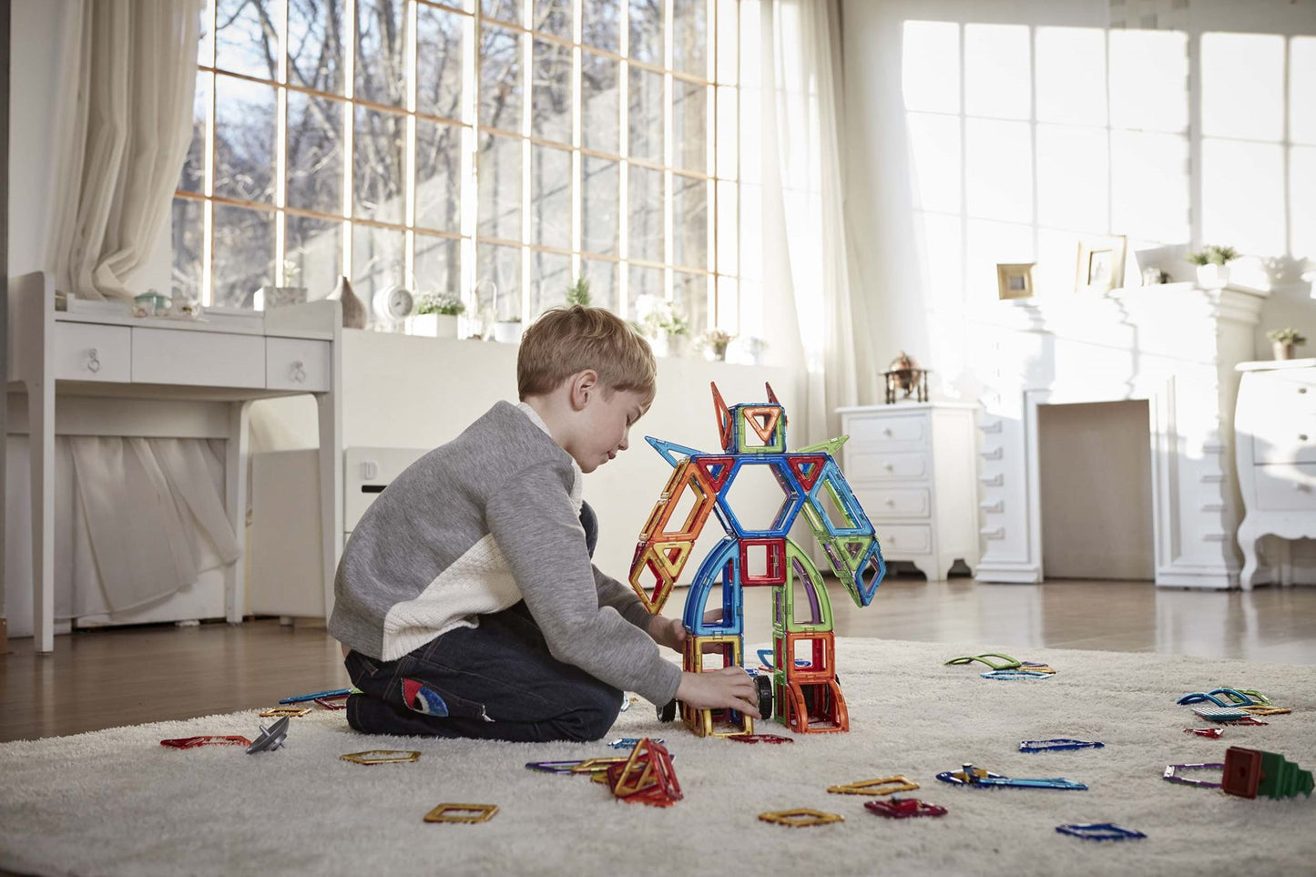 Magformers Mastermind 115 Piece Magnetic Construction Set