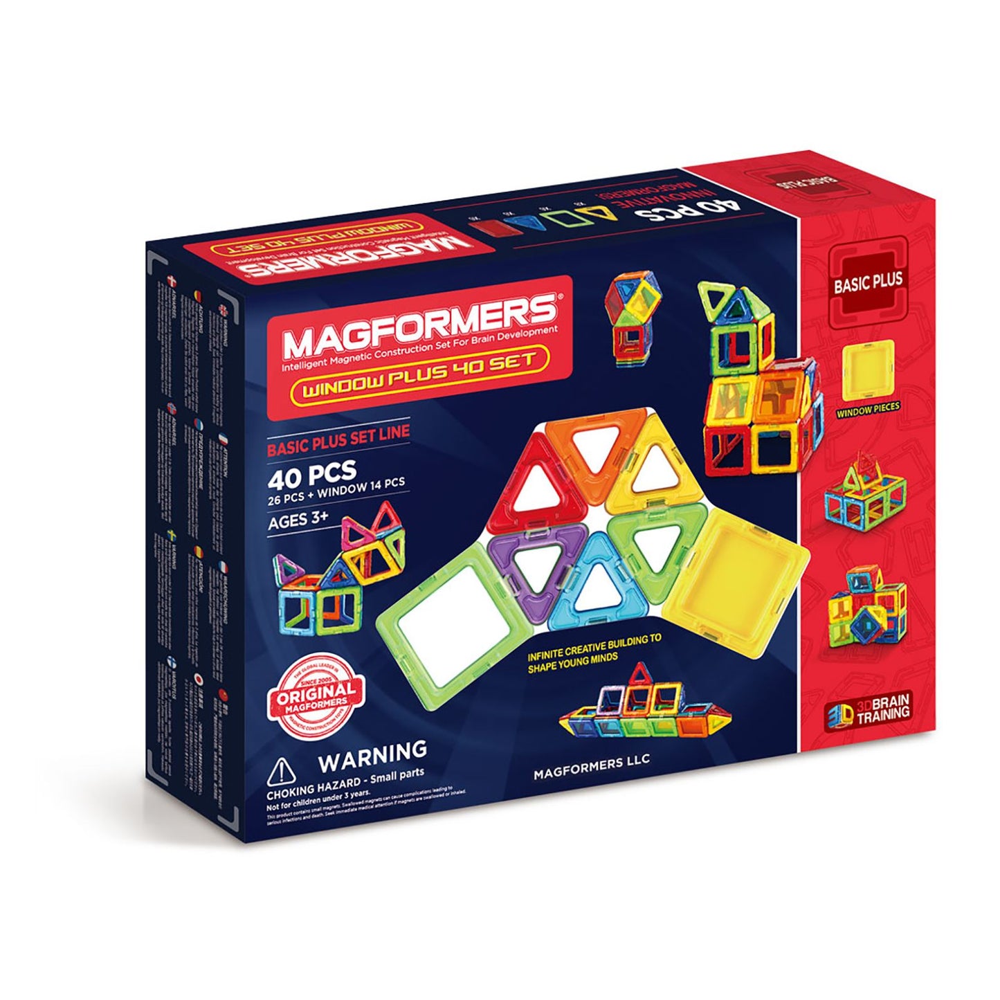 Magformers Window Plus 40 Piece Magnetic Construction Set