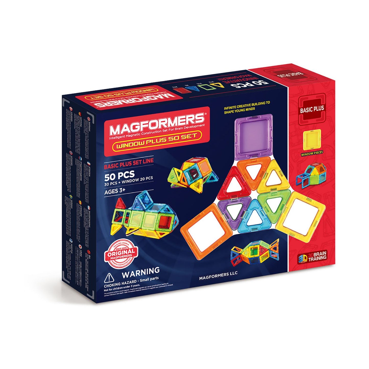 Magformers Window Plus 50 Piece Magnetic Construction Set