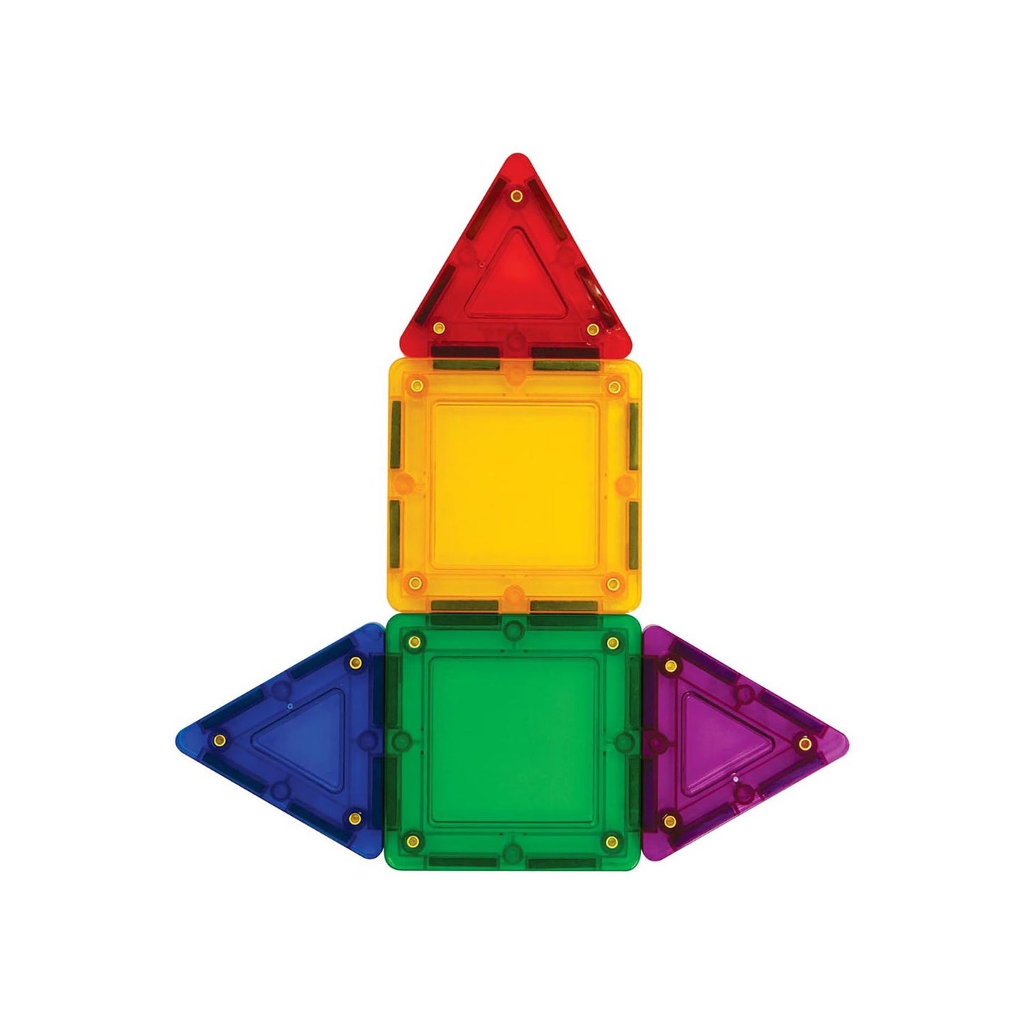 Magformers TILEBLOX Rainbow 14 Piece Magnetic Construction Set