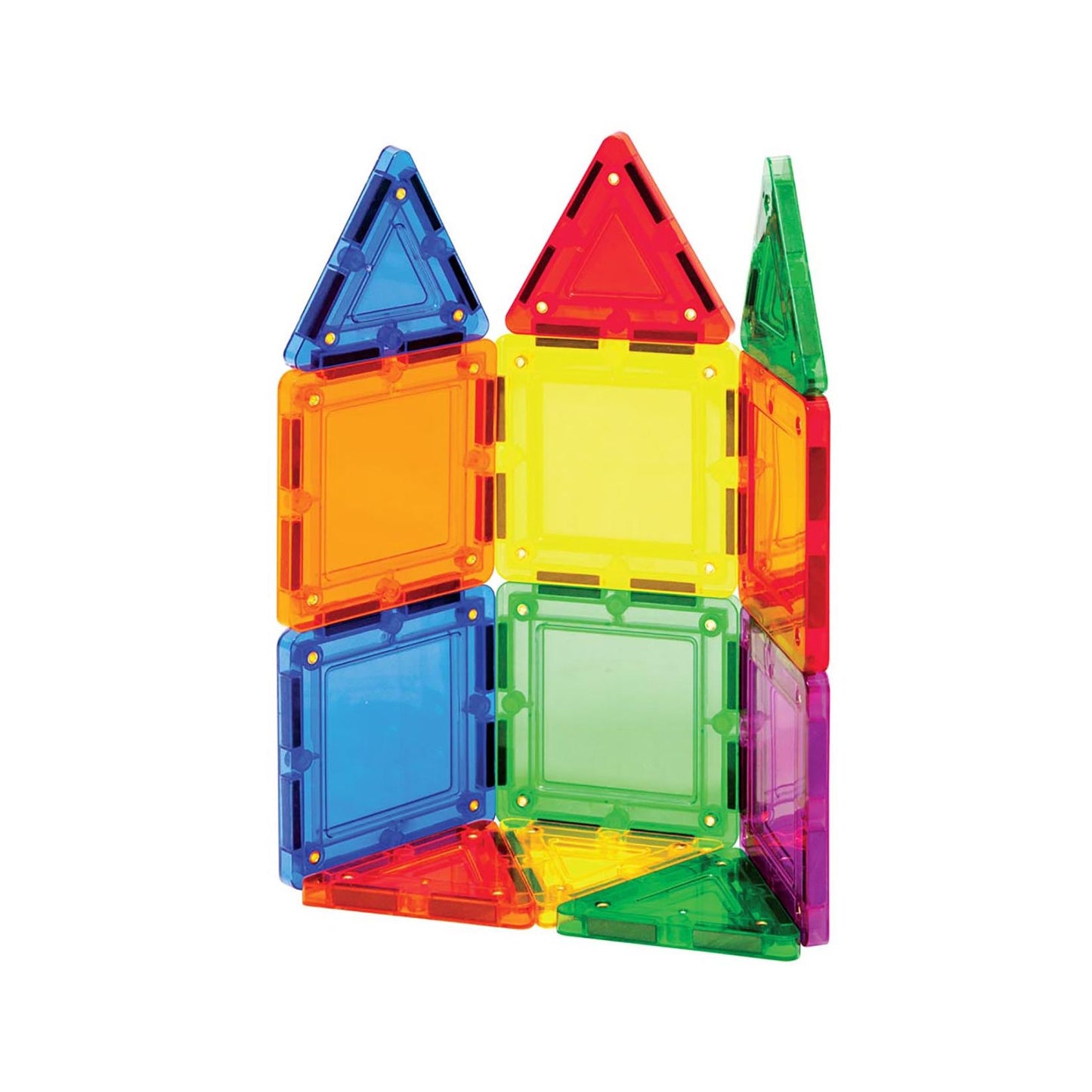 Magformers TILEBLOX Rainbow 14 Piece Magnetic Construction Set