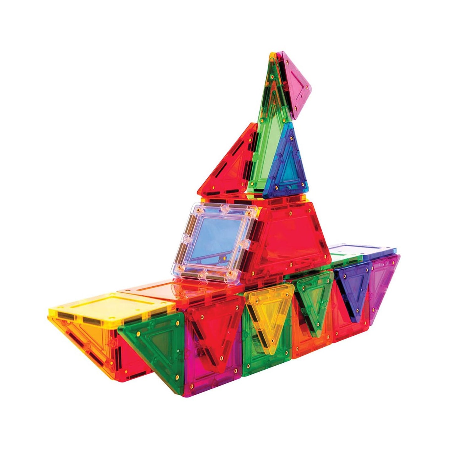 Magformers TILEBLOX Rainbow 42 Piece Magnetic Construction Set
