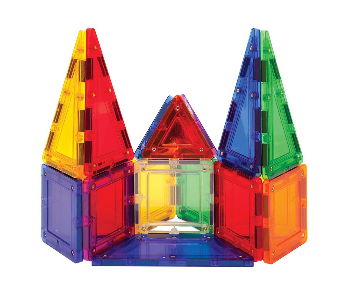 Magformers TILEBLOX Rainbow 42 Piece Magnetic Construction Set