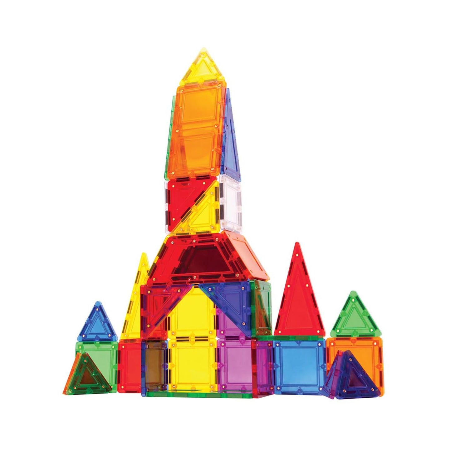 Magformers TILEBLOX Rainbow 42 Piece Magnetic Construction Set