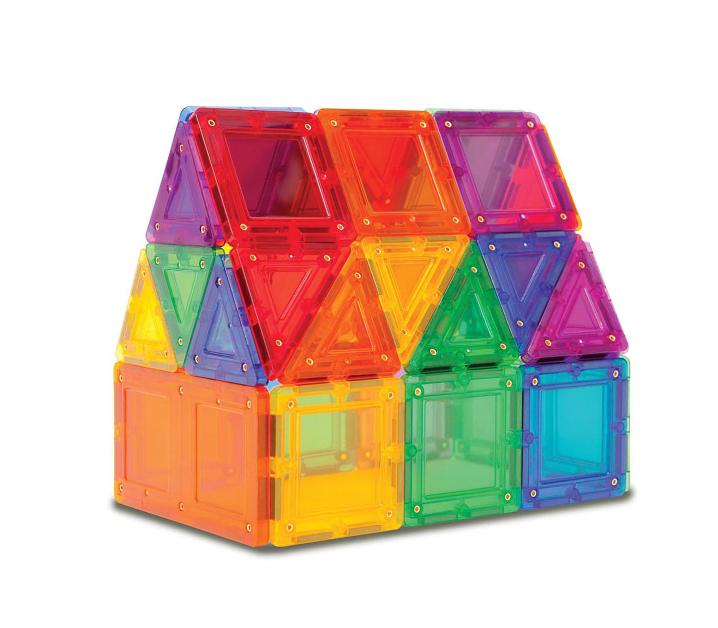 Magformers TILEBLOX Rainbow 60 Piece Magnetic Construction Set