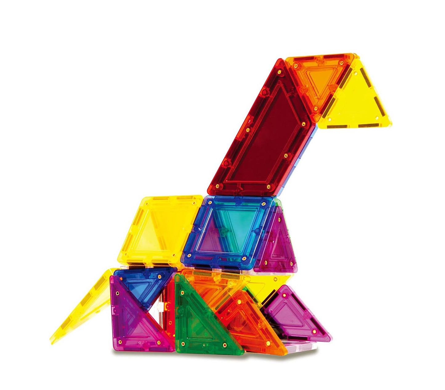 Magformers TILEBLOX Rainbow 60 Piece Magnetic Construction Set