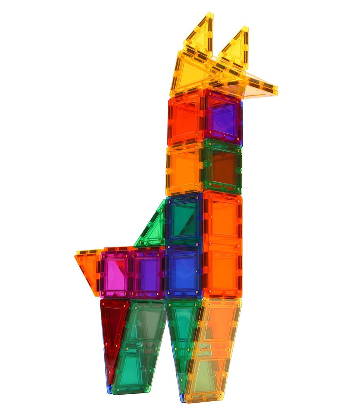 Magformers TILEBLOX Rainbow 104 Piece Magnetic Construction Set
