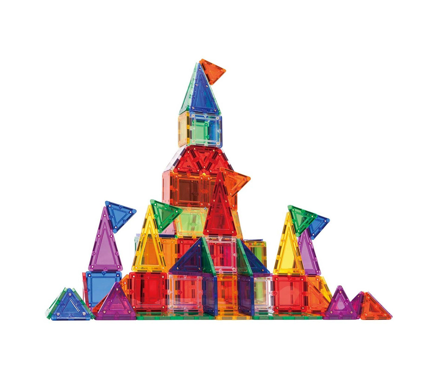 Magformers TILEBLOX Rainbow 104 Piece Magnetic Construction Set