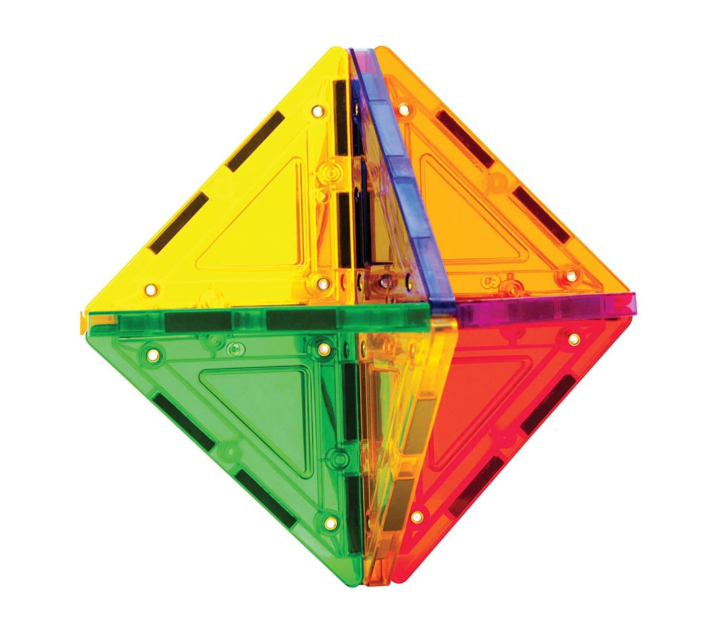 Magformers TILEBLOX Rainbow 104 Piece Magnetic Construction Set