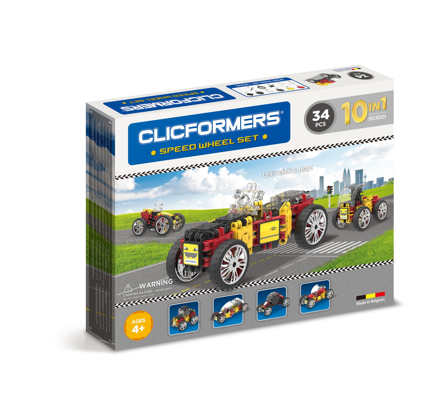 Clicformers 34PC 10-in-1 Speedwheel Set
